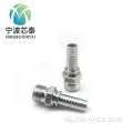 Edelstahl BSP männliche hydraulische Hex -Nippelarmaturen 12611 für Hochdruck